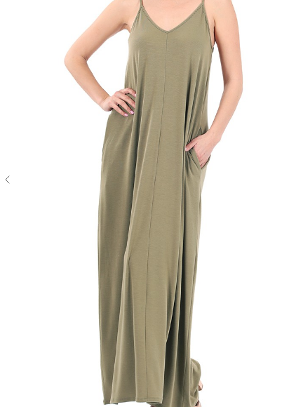 open lace back dress Oversized Pocket Maxi – finesse4uboutiquellc