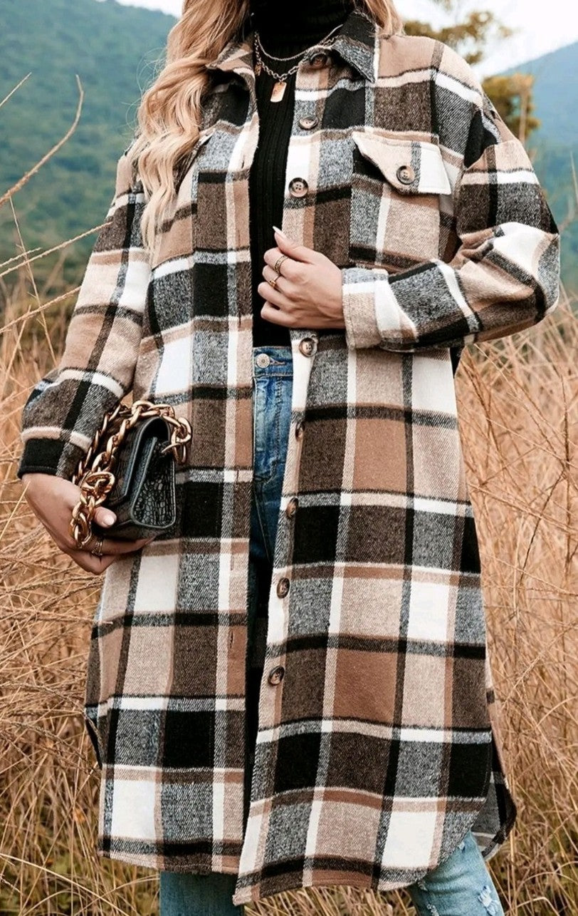 Plaid coat