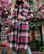 Load image into Gallery viewer, Plaid coat
