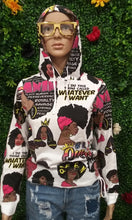 Load image into Gallery viewer, Afro Melanin W/hoodie
