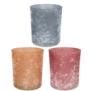Frosted Matte Candle Holders,