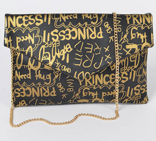 Load image into Gallery viewer, Graffiti Envelope Clutch
